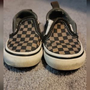 Boys Vans Checkered Sneakers